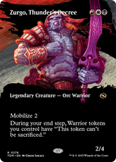 Zurgo, Decreto do Trovão / Zurgo, Thunder's Decree - Magic: The Gathering - MoxLand